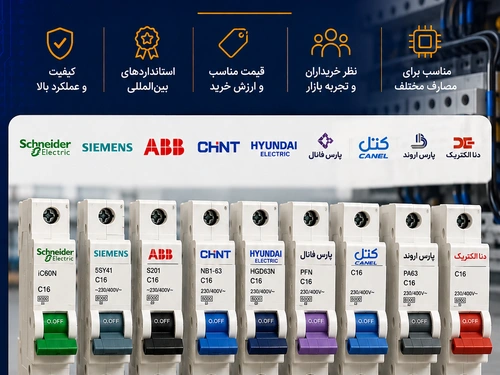 مقایسه بهترین برندهای کلید مینیاتوری؛ ایرانی و خارجی